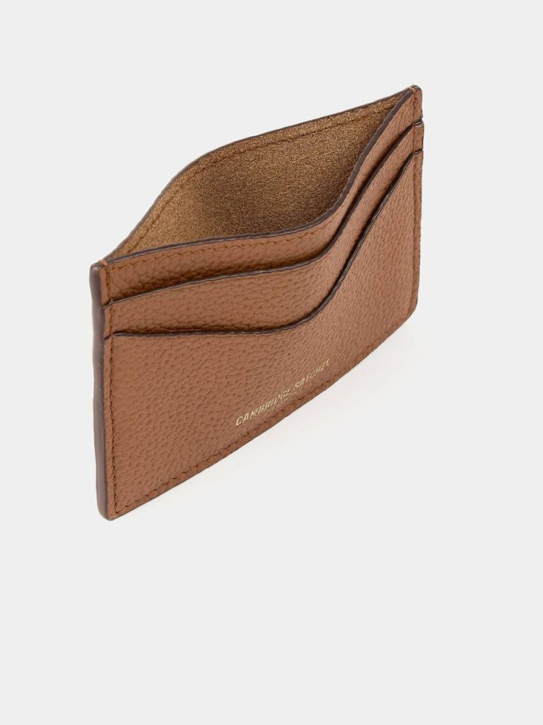 The Card Case - Tan & Clay Madras Grain Cambridge Satchel Women Crossbody - Image 4