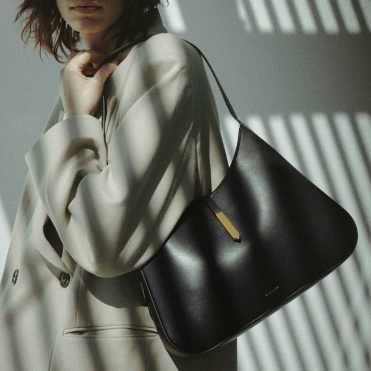 The Large Tokyo Demellier Women Shoulder Bags Black Smooth - Image 2