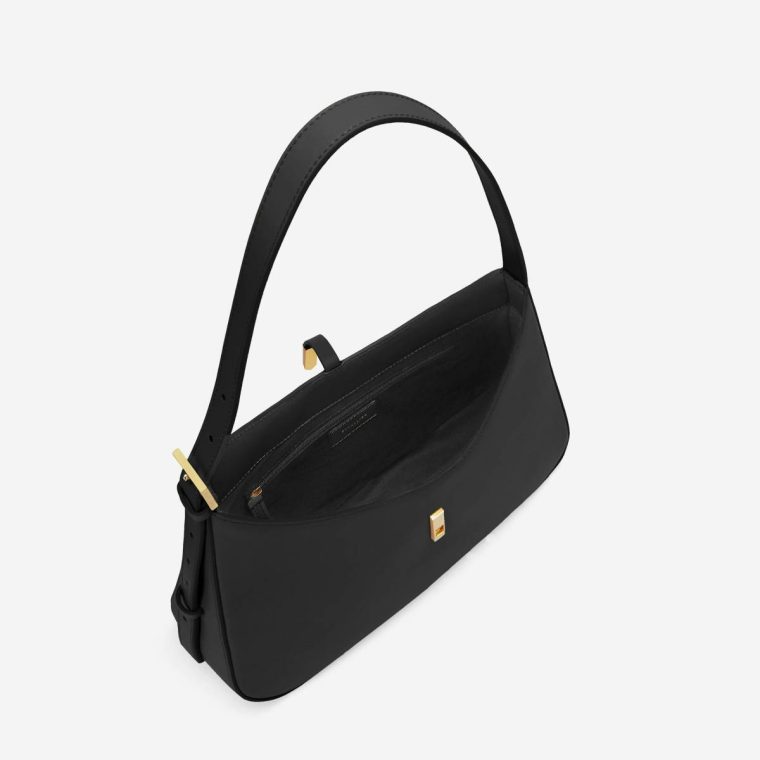 The Large Tokyo Demellier Women Shoulder Bags Black Smooth - Image 5