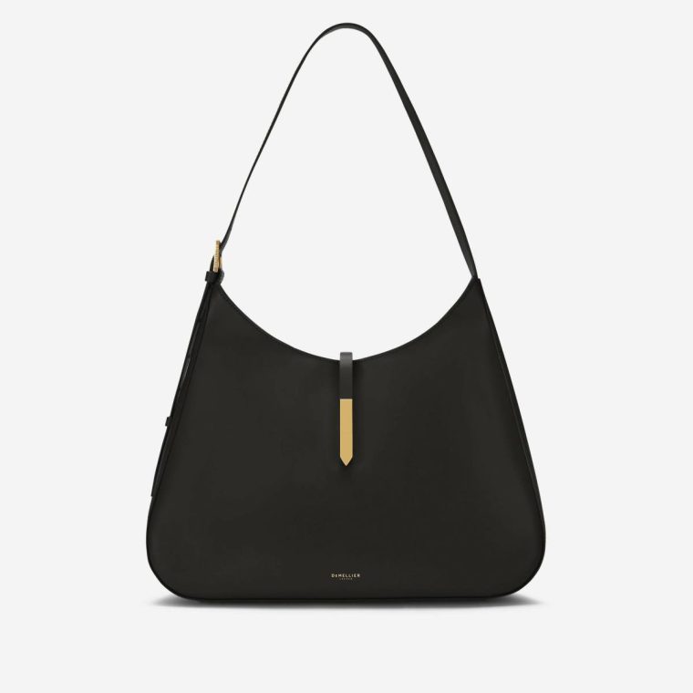 The Large Tokyo Demellier Women Shoulder Bags Black Smooth