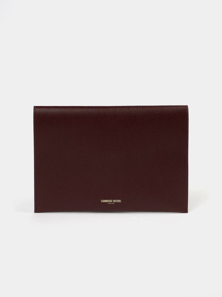 The Leather Case - Oxblood Celtic Grain Cambridge Satchel Women Crossbody - Image 2