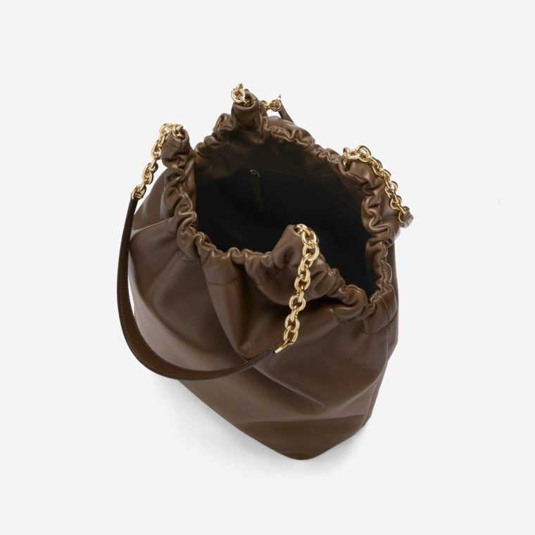 The Miami Demellier Mocha Smooth Shoulder Bags Women - Image 4