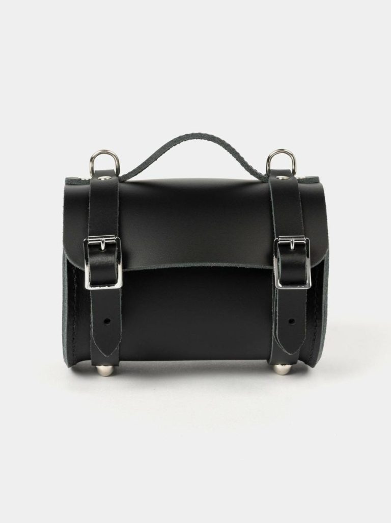 The Micro Bowls Bag - Black Crossbody Cambridge Satchel Women