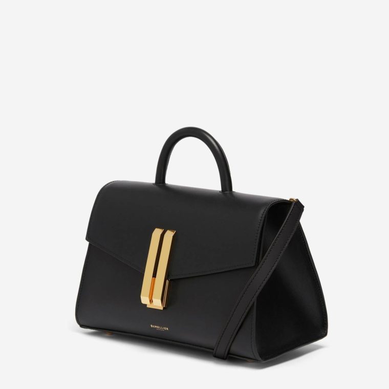 The Midi Montreal Demellier Crossbody Bags Women Black Smooth - Image 3