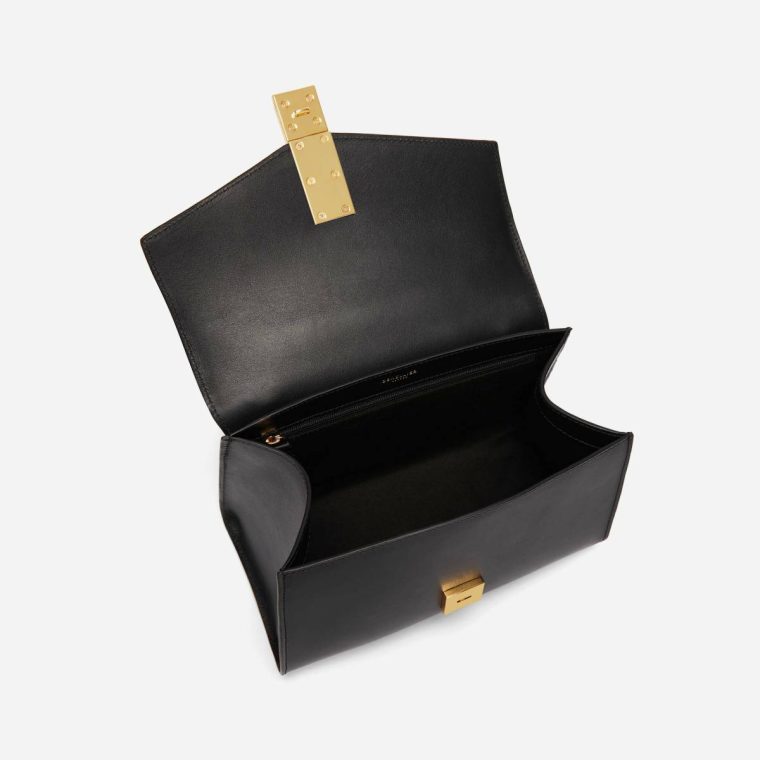 The Midi Montreal Demellier Crossbody Bags Women Black Smooth - Image 5