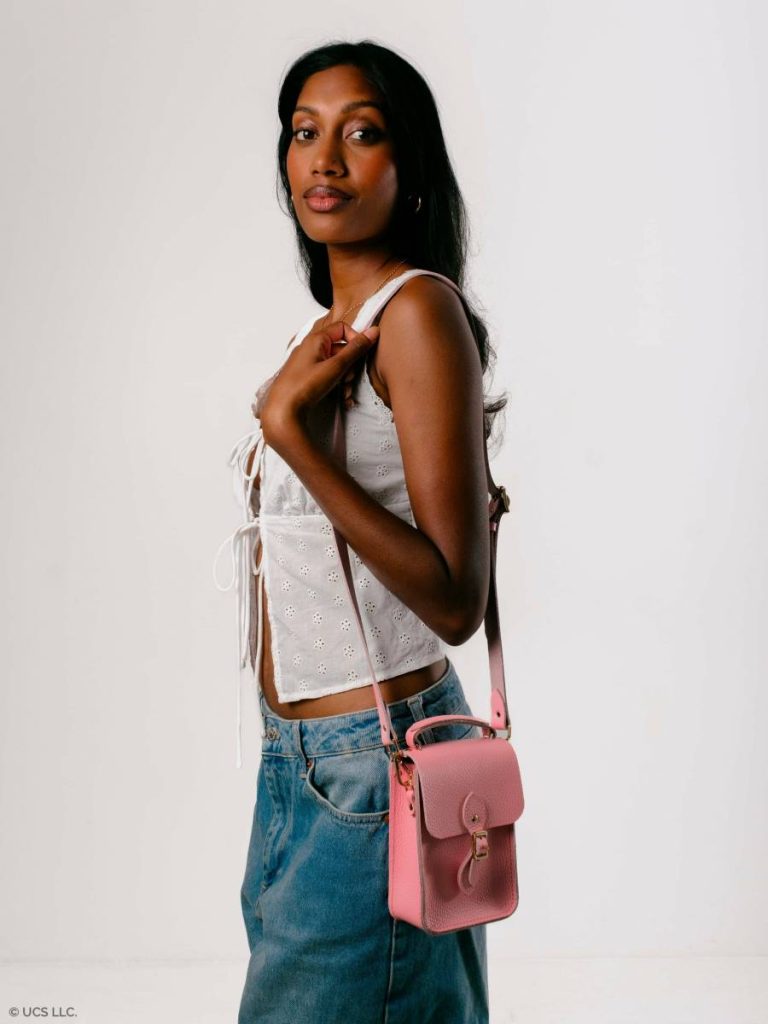 The Mini Binocular Bag - Popular Pink Celtic Crossbody Women Cambridge Satchel - Image 2