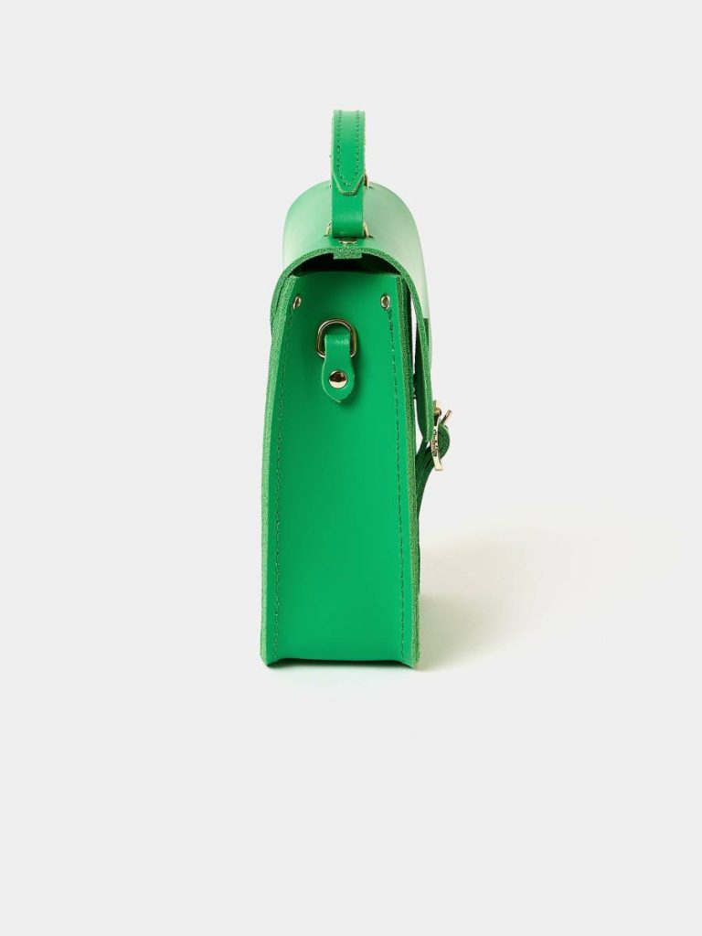 The Mini Binocular Bag - Wicked Green Cambridge Satchel Women Crossbody - Image 4
