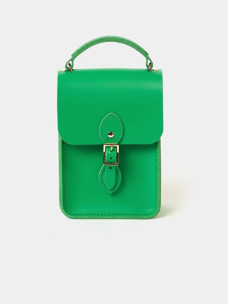 The Mini Binocular Bag - Wicked Green Cambridge Satchel Women Crossbody