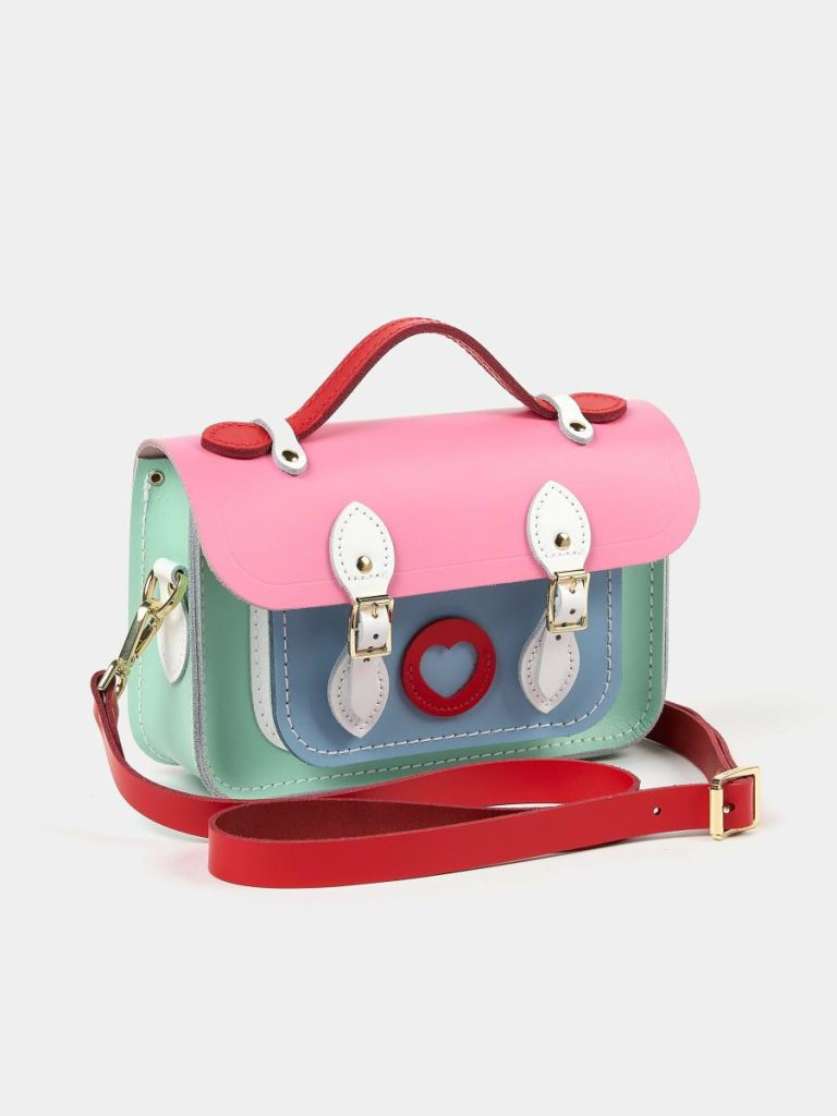 The Mini - Love Hearts Multi-Coloured Women Cambridge Satchel Satchels - Image 3