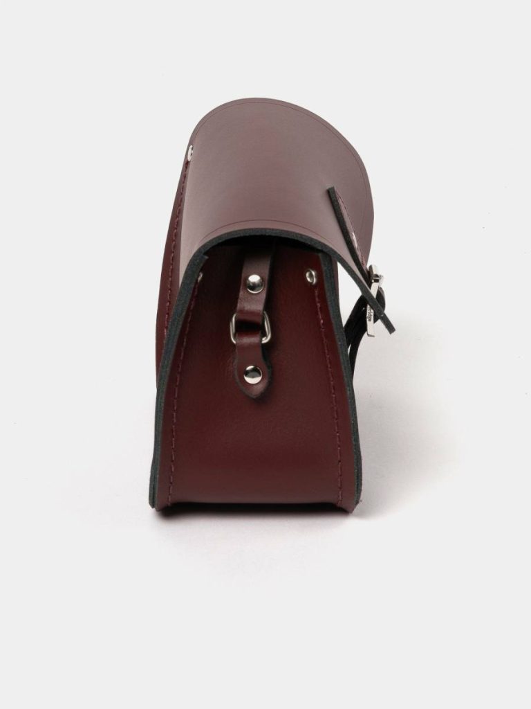 The Mini One Buckle - Oxblood Women Crossbody Cambridge Satchel - Image 4