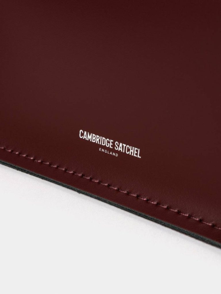The Mini One Buckle - Oxblood Women Crossbody Cambridge Satchel - Image 5