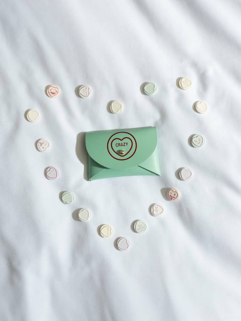 The Mini Purse - Love Hearts Mint Green Women Cambridge Satchel Crossbody - Image 2