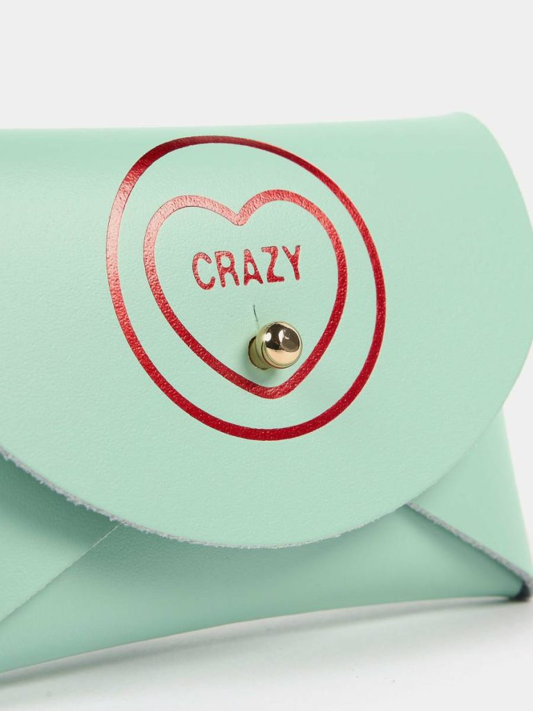 The Mini Purse - Love Hearts Mint Green Women Cambridge Satchel Crossbody - Image 3