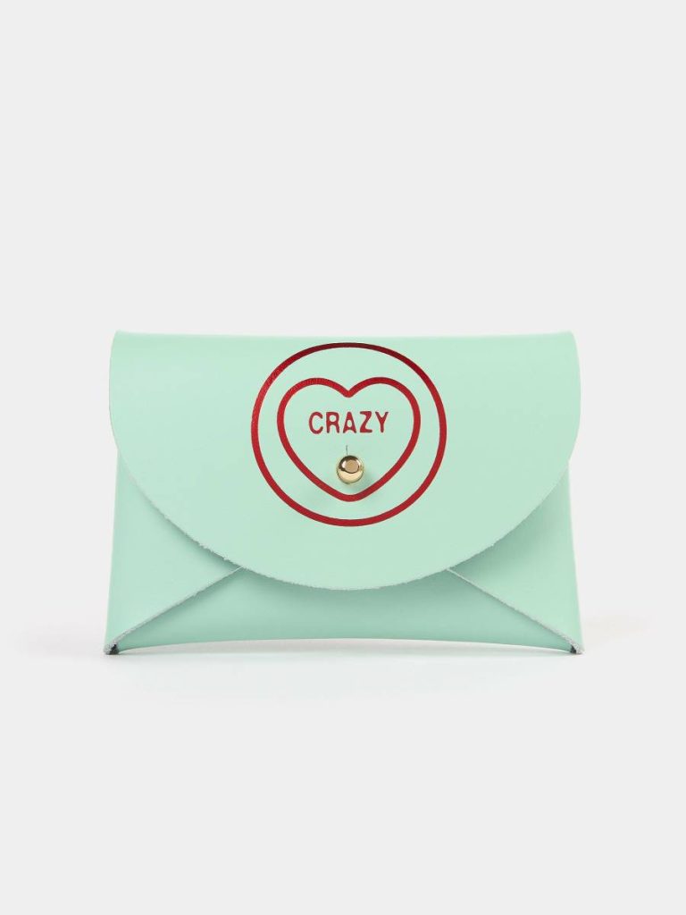 The Mini Purse - Love Hearts Mint Green Women Cambridge Satchel Crossbody