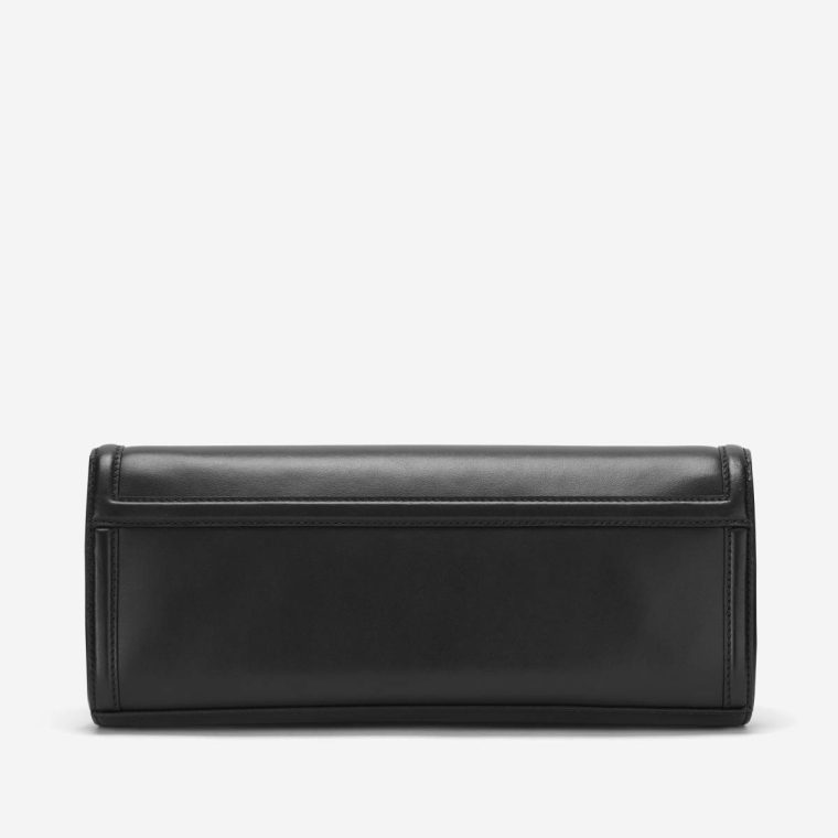 The Paris Clutch Black Smooth Clutches Women Demellier - Image 4