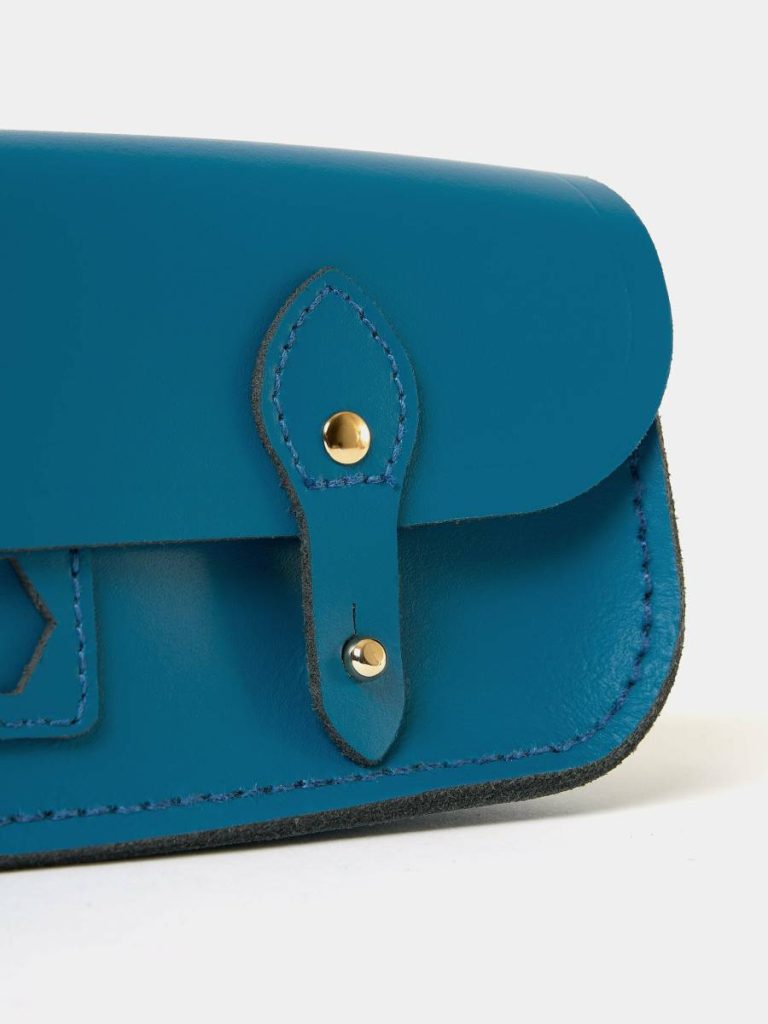 The Pencil Case - Shiz Blue Crossbody Women Cambridge Satchel - Image 4