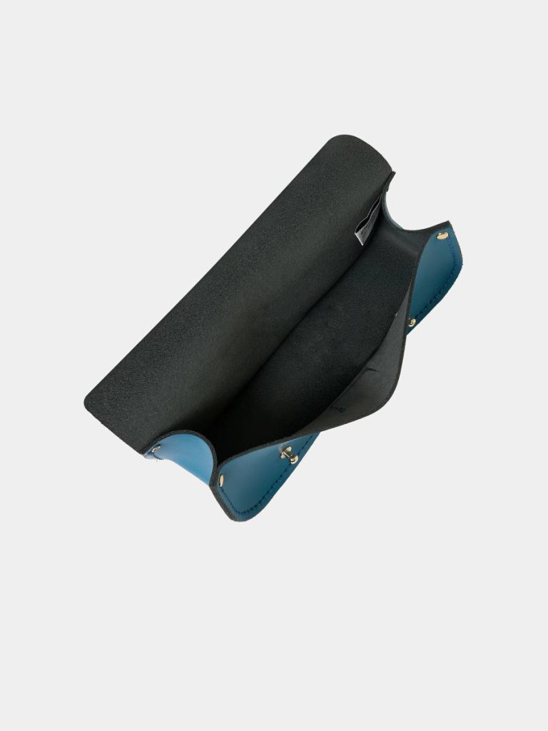 The Pencil Case - Shiz Blue Crossbody Women Cambridge Satchel - Image 5