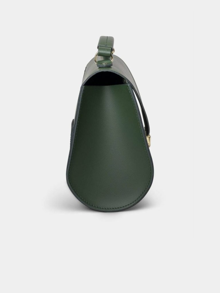 The Poppy -Racing Green Women Handbags Cambridge Satchel - Image 3