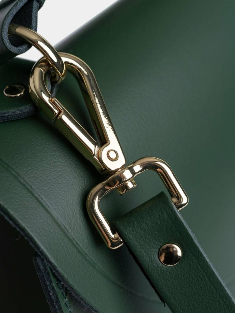 The Poppy -Racing Green Women Handbags Cambridge Satchel - Image 5
