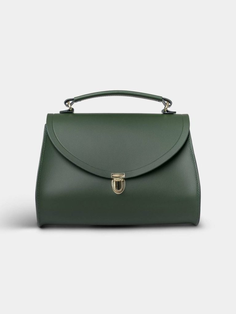 The Poppy -Racing Green Women Handbags Cambridge Satchel