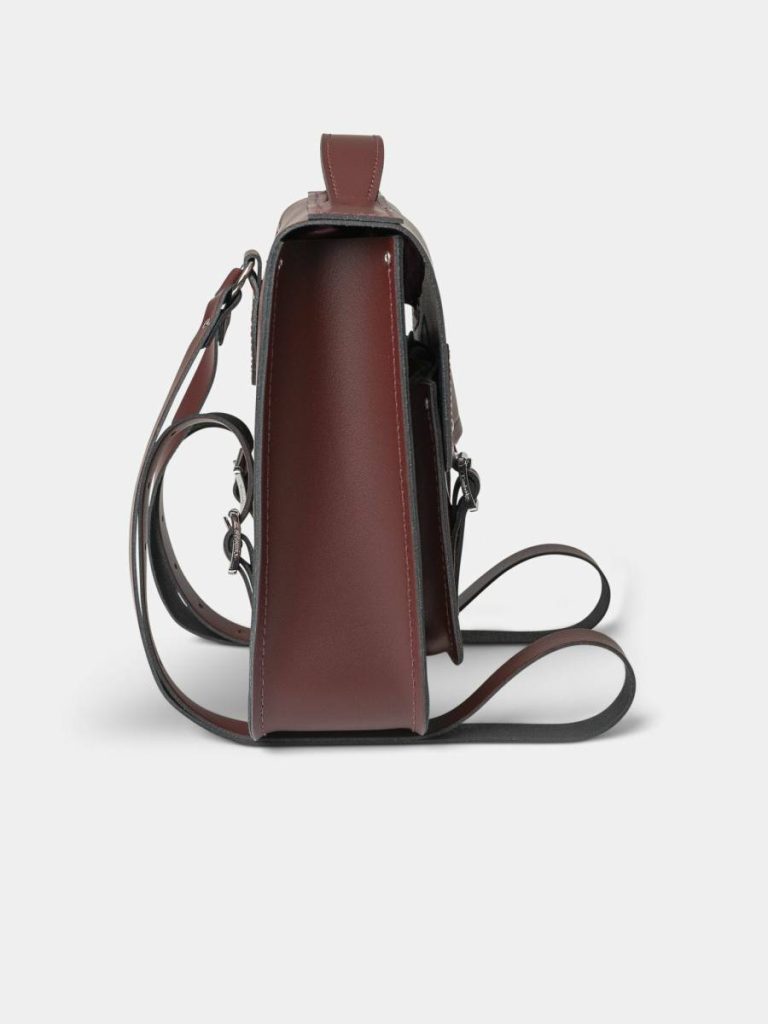 The Small Portrait Backpack -Oxblood Backpacks Cambridge Satchel Women - Image 3