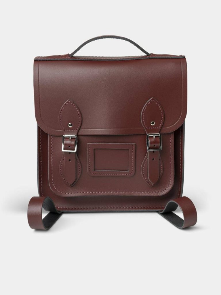 The Small Portrait Backpack -Oxblood Backpacks Cambridge Satchel Women