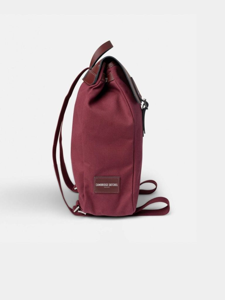 The Steamer Backpack -Oxblood Backpacks Women Cambridge Satchel - Image 4
