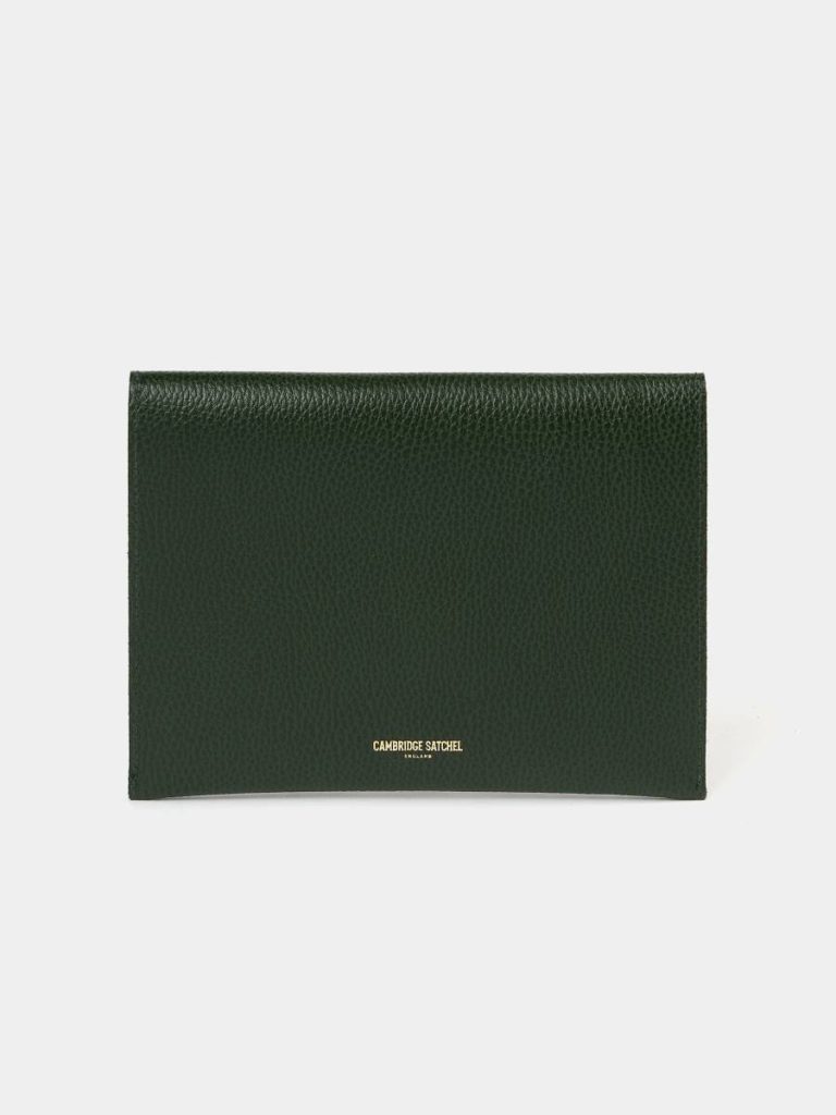 The Twist Lock Pouch - Racing Green Celtic Grain Crossbody Cambridge Satchel Women - Image 3