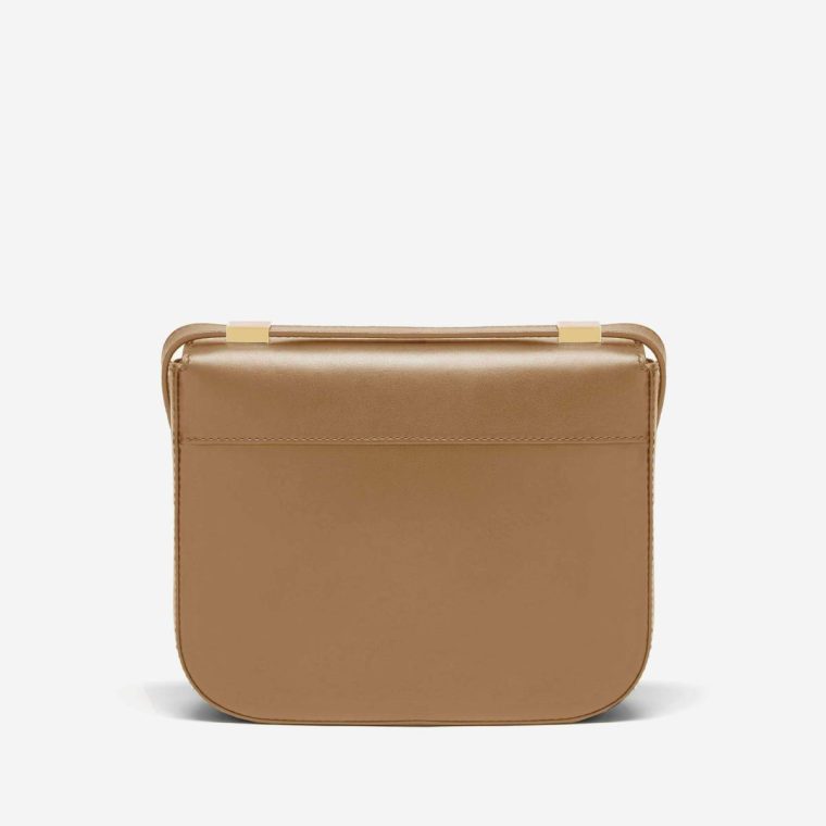 The Vancouver Deep Toffee Smooth Women Crossbody Bags Demellier - Image 4