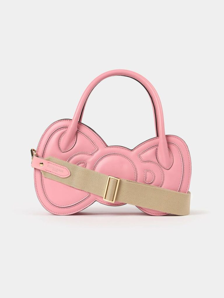 The Webbing Shoulder Strap - Sand & Pink Icing Women Crossbody Cambridge Satchel - Image 3