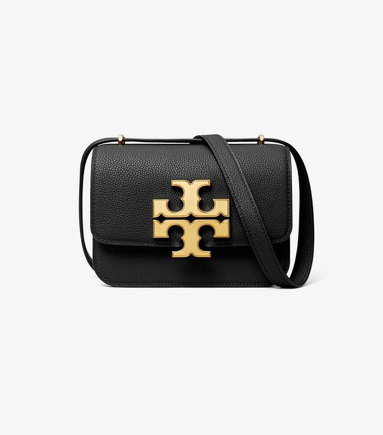 Tory Burch Black Women Shoulder Bags Small Eleanor Pebbled Bag - Image 3