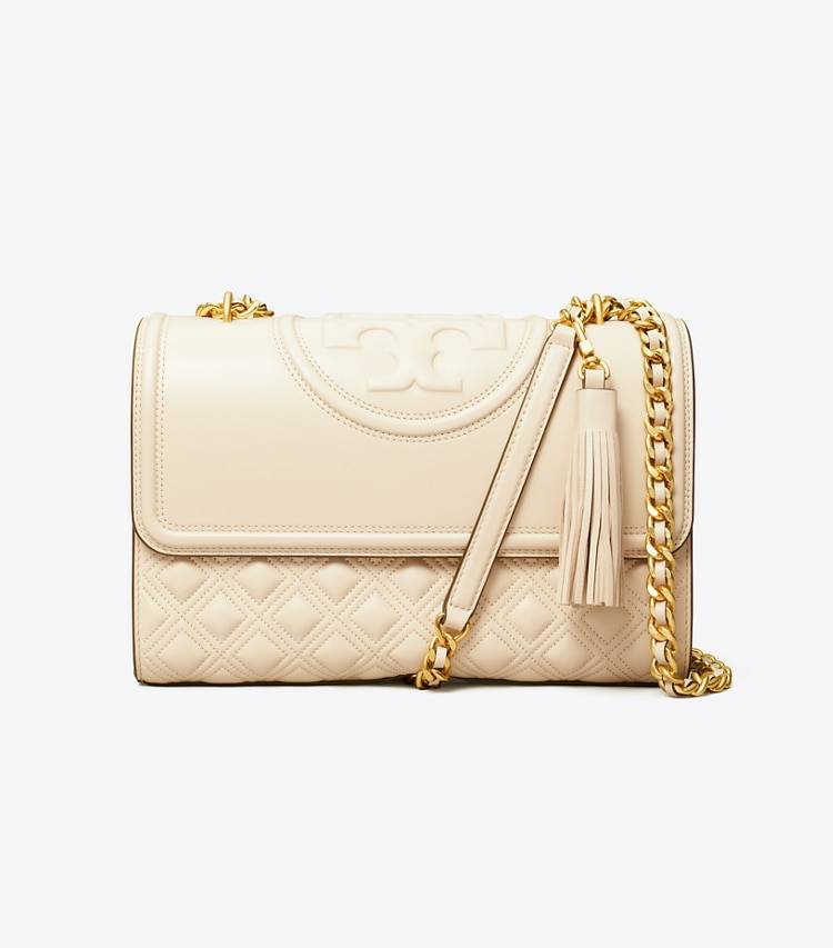 Tory Burch Fleming Convertible Shoulder Bag New Cream Women Shoulder Bags - Image 4