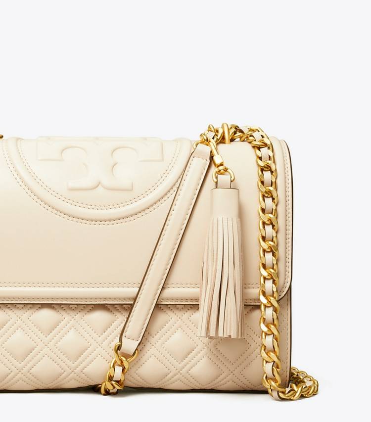 Tory Burch Fleming Convertible Shoulder Bag New Cream Women Shoulder Bags - Image 5