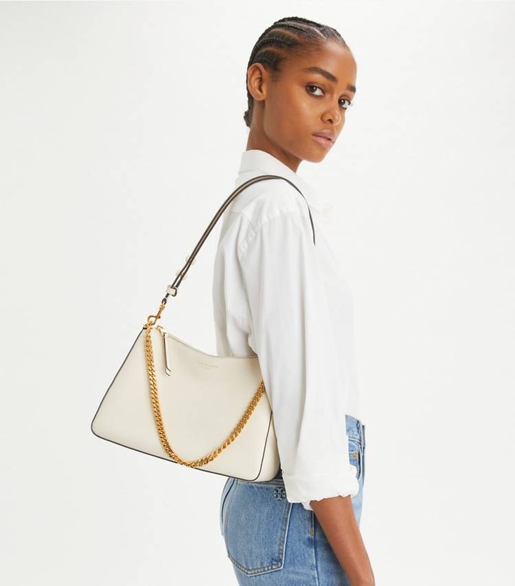 Tory Burch Light Cream Women Shoulder Bags Perry Shoulder Bag - Image 3