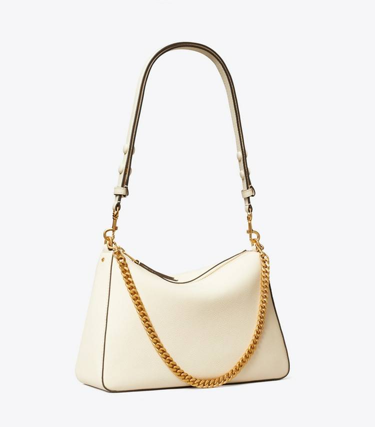 Tory Burch Light Cream Women Shoulder Bags Perry Shoulder Bag