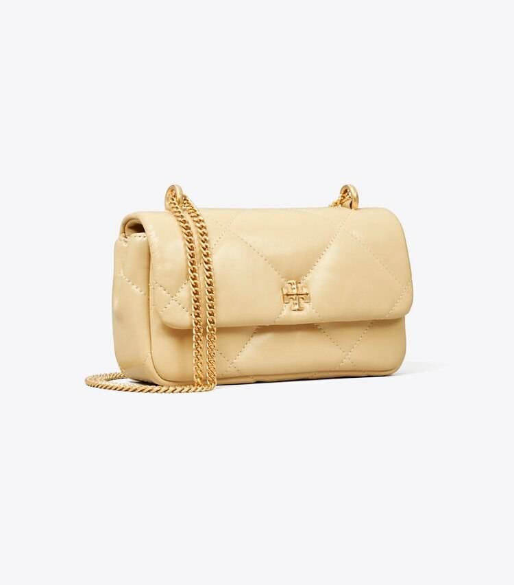 Tory Burch Mini Kira Diamond Quilt Flap Bag Crossbody Bags Women Vanilla Soft Serve