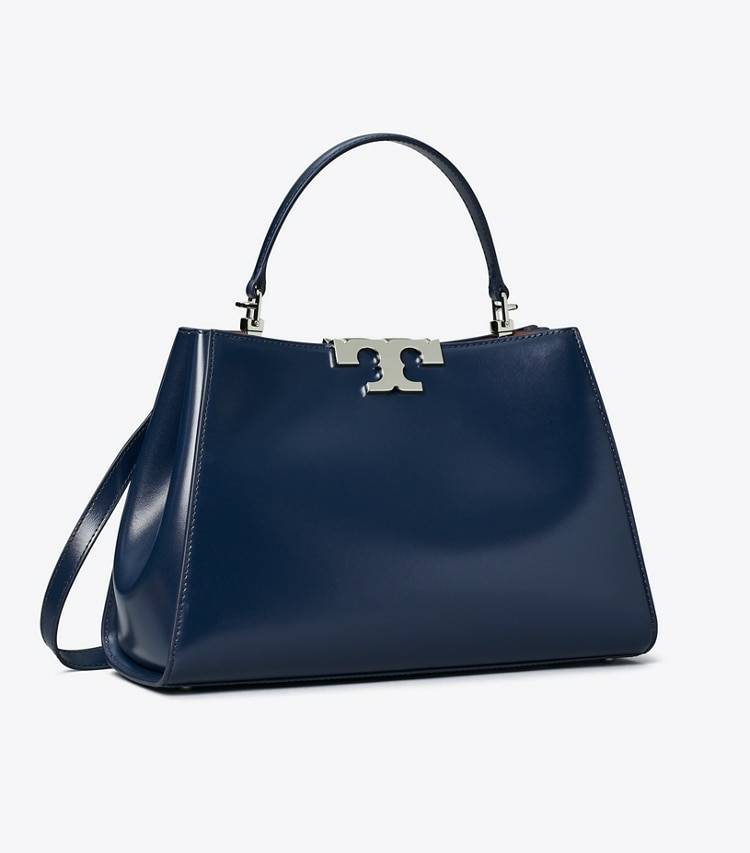 Tory Burch New Navy Eleanor Satchel Women Satchels