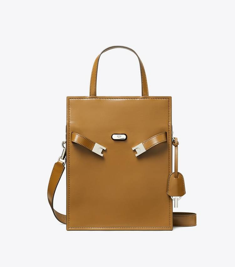 Tory Burch Small Lee Radziwill Shopper Women Soft Acorn Shoulder Bags - Image 3