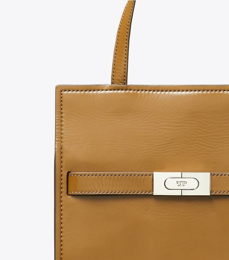 Tory Burch Small Lee Radziwill Shopper Women Soft Acorn Shoulder Bags - Image 4