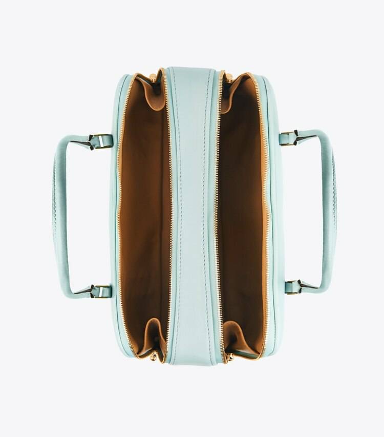 Tory Burch Small Marshmallow Satchel Women Satchels Sea Bubble / Ginger Shortbread - Image 4