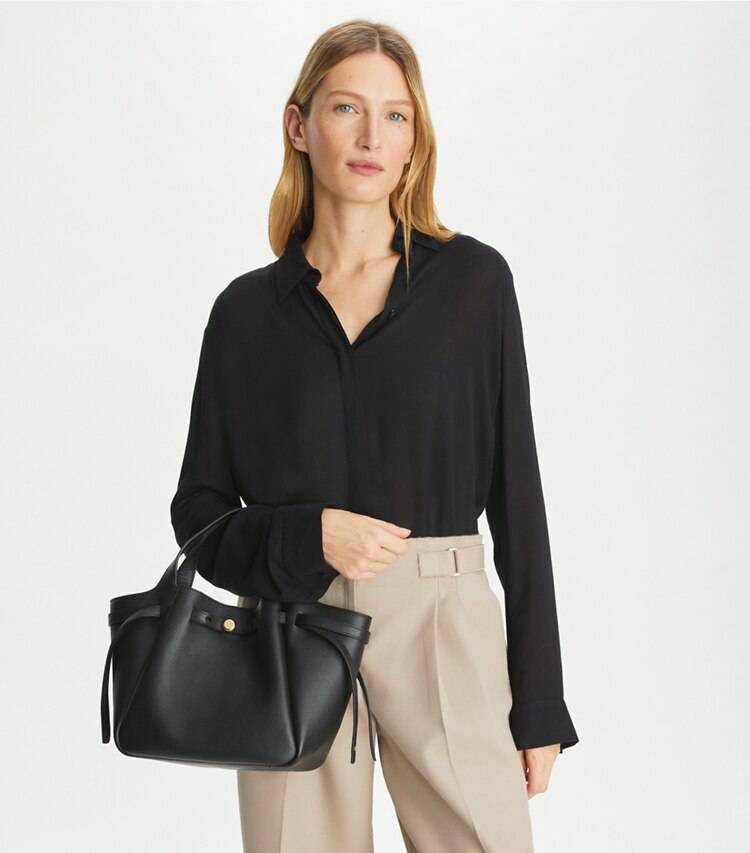 Tory Burch Small Romy Tote Totes Women Black - Image 2