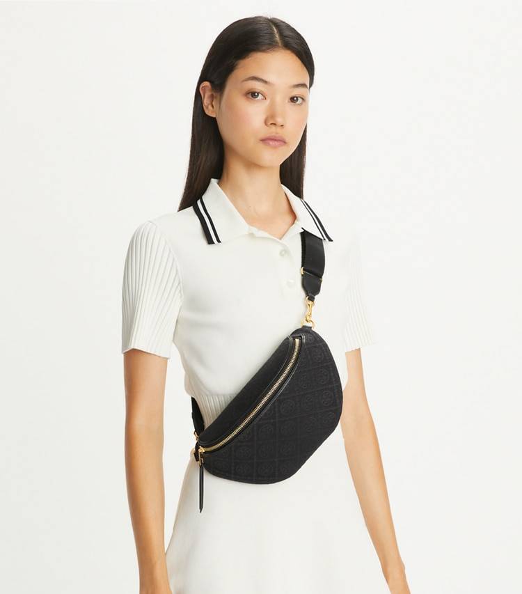 Tory Burch T Monogram Belt Bag Belt Bags Black Women - Image 2