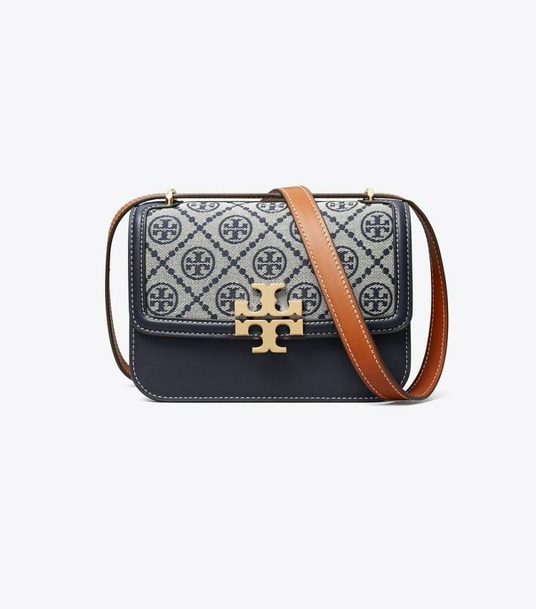 Tory Burch T Monogram Small Eleanor Bag Tory Navy Shoulder Bags Women - Image 4