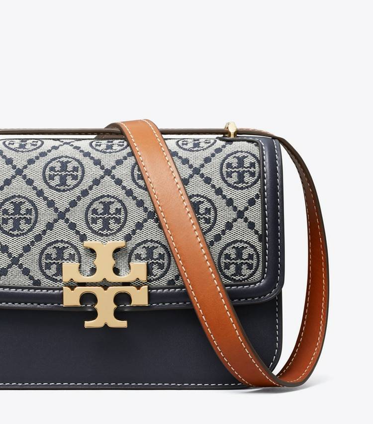 Tory Burch T Monogram Small Eleanor Bag Tory Navy Shoulder Bags Women - Image 5