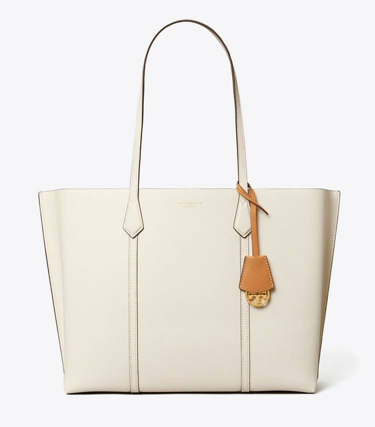 Tory Burch Tote Bags Perry Triple-Compartment Tote New Ivory Women - Image 4