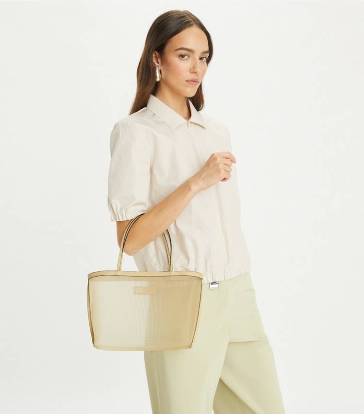 Tory Burch Tote Bags Warm Sand Mesh Tote Women - Image 2