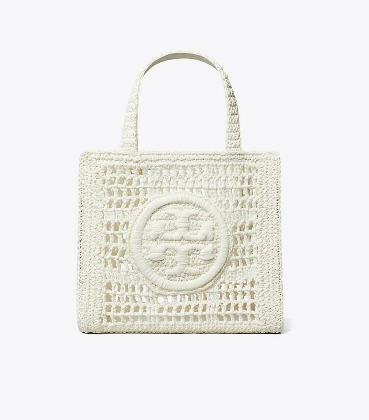 Tory Burch Tote Bags White Mini Ella Hand-Crocheted Tote Women - Image 3