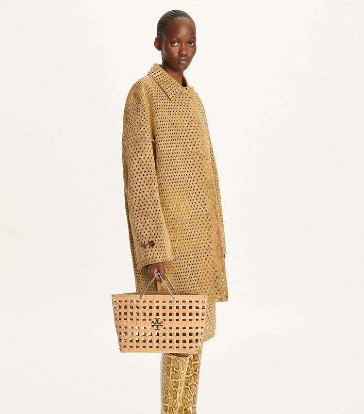 Tory Burch Tote Bags Women Ella Market Tote Sandy Soil - Image 2