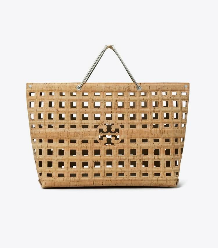 Tory Burch Tote Bags Women Ella Market Tote Sandy Soil - Image 3