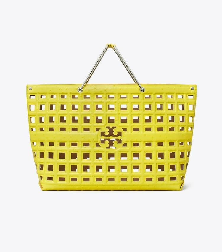 Tory Burch Tote Bags Yellow Daisy Women Ella Embossed Market Tote - Image 3